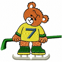 Teddy Embroidery Design 4